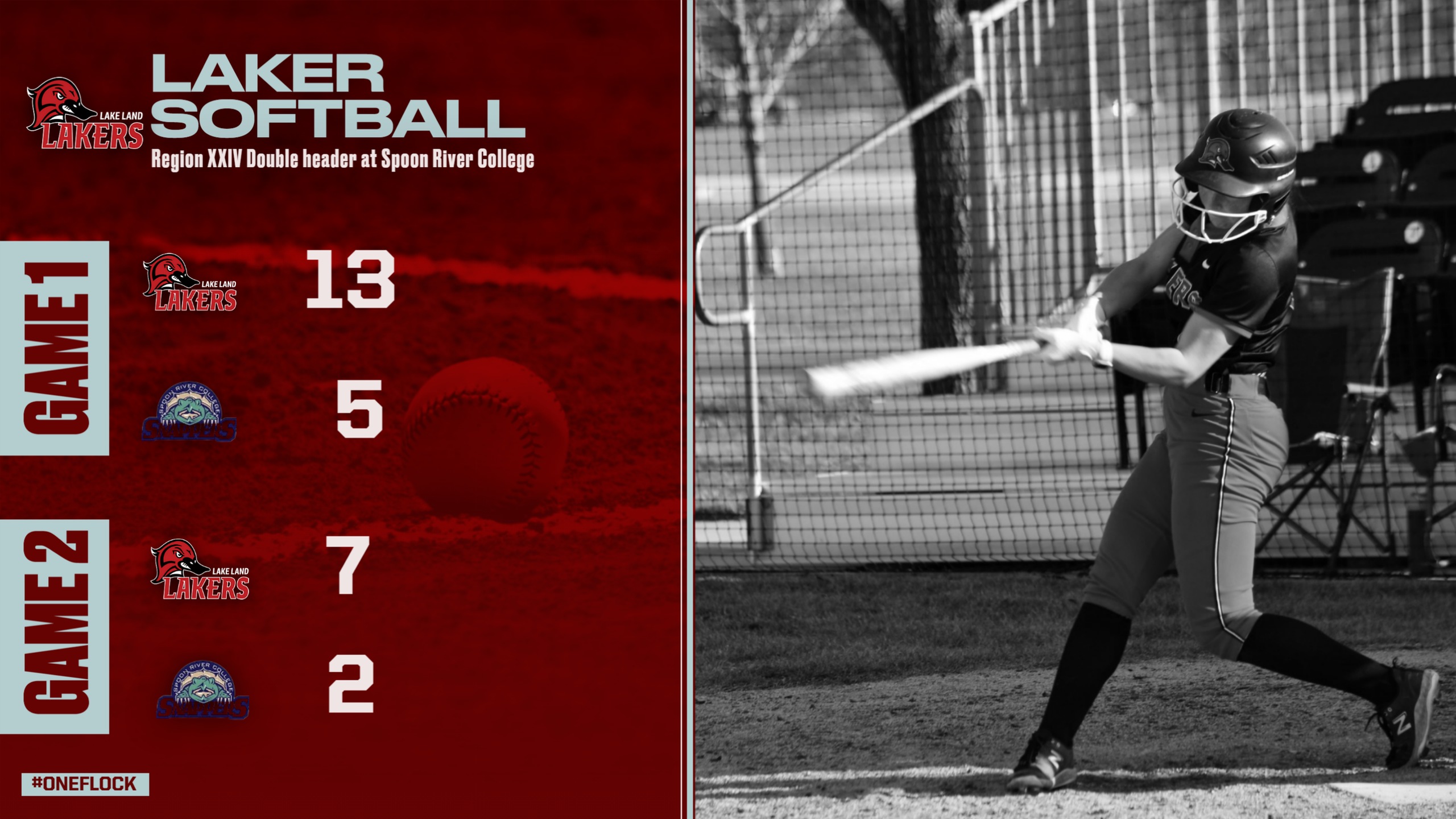 Lakers Sweep this Midweek Region XXIV Double Header over the Snappers of Spoon River